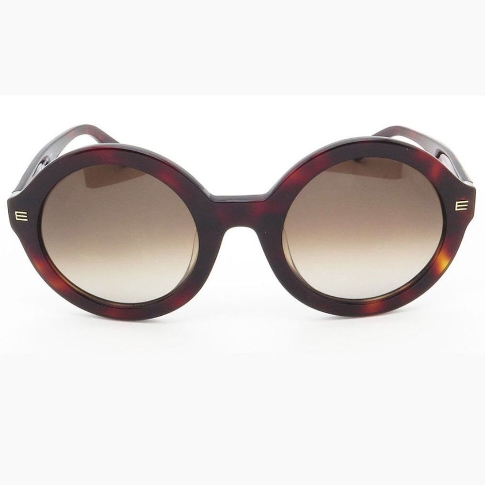 NEW ETRO Italian Round Havana Sunglasses (100% UV Protection) - Picture 4 of 11
